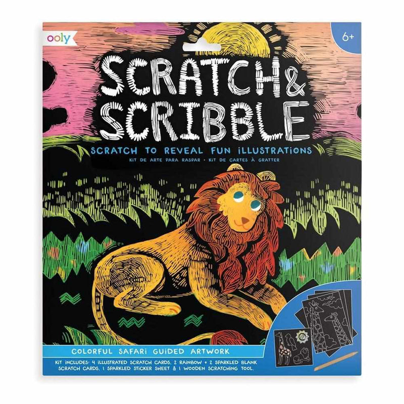 Ooly Safari Scratch & Scribble