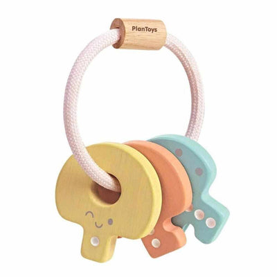 PlanToys Pastel Key Rattle