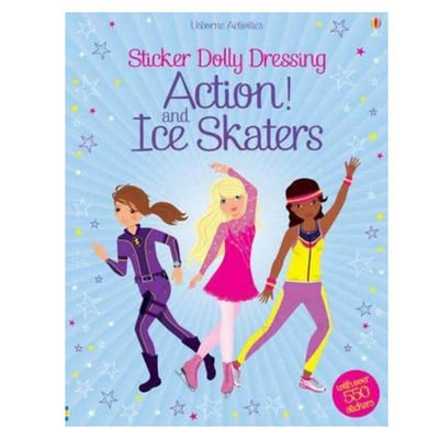 Usborne Action & Ice Skaters Sticker Dolls