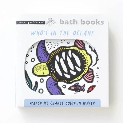 Wee Gallery Who's in the Ocean Bath Book